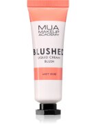 MUA Makeup Academy Blushed Liquid Blusher tekutá tvářenka odstín Misty Rose 10 ml