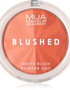 MUA Makeup Academy Blushed Powder Blusher pudrová tvářenka odstín Peach Fizz 5 g