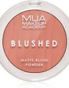 MUA Makeup Academy Blushed Powder Blusher pudrová tvářenka odstín Rose Tea 5 g