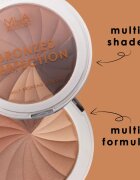 MUA Makeup Academy Bronzed Perfection kompaktní bronzující pudr Golden Dunes 15 g