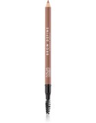 MUA Makeup Academy Brow Define dlouhotrvající tužka na obočí s kartáčkem odstín Light Brown 12 g
