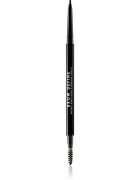 MUA Makeup Academy Brow Define precizní tužka na obočí s kartáčkem odstín Black 0.05 g