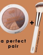 MUA Makeup Academy Brushes Blush & Contour štětec na kontury a tvářenku 1 ks