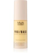 MUA Makeup Academy PRO/BASE Banana Brightening rozjasňující podkladová báze 30 ml