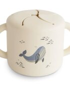 Mushie Baby Snack Cup hrnek na svačinku Whales 1 ks