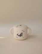 Mushie Baby Snack Cup hrnek na svačinku Whales 1 ks