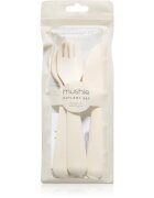 Mushie Cutlery příbor pro děti 3y+ Ivory 3 ks