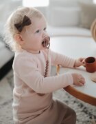 Mushie Eva klip na dudlík Cloudy Mauve 1 ks