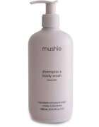 Mushie Organic Baby sprchový gel a šampon 2 v 1 pro děti Lavender 400 ml