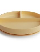 Mushie Silicone Suction Plate dělený talíř s přísavkou Daffodil 1 ks