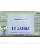 Mustela Compostable at Home Cleansing Wipes čisticí ubrousky s parfemací pro děti od narození 60 ks