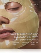 Nacific Green Tea Collagen Gel Mask rozjasňující pleťová maska s hydratačním účinkem 1 ks
