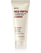 Nacific Rice + Pepta Collagen Peel-off Wrapping Mask hydratační pleťová maska pro sjednocení barevného tónu pleti 70 g