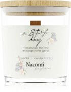 Nacomi Soy Candle Home Fragrances vonná svíčka s dřevěným knotem 140 g