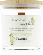 Nacomi Soy Candle Home Fragrances vonná svíčka s dřevěným knotem 140 g