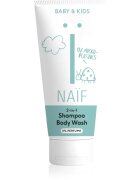 Naif Baby & Kids 2-in-1 dětský mycí gel a šampon bez parfemace 200 ml
