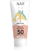 Naif Baby & Kids Mineral Sunscreen SPF 50 0 % Perfume dětský ochranný krém 100 ml