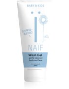 Naif Baby & Kids Wash Gel čisticí a mycí gel pro děti a miminka na tělo a obličej 200 ml