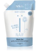 Naif Baby & Kids Wash Gel čisticí a mycí gel pro děti a miminka – náhradní náplň 500 ml