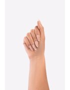 Nail HQ Almond Matte French umělé nehty s lepidlem 24 ks