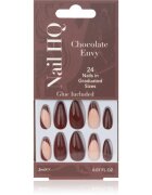 Nail HQ Almond umělé nehty Chocolate Envy 24 ks