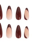 Nail HQ Almond umělé nehty Chocolate Envy 24 ks