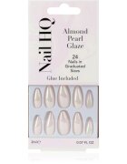 Nail HQ Almond umělé nehty Pearl Glaze 24 ks