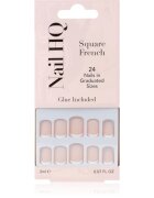 Nail HQ Square French umělé nehty 24 ks