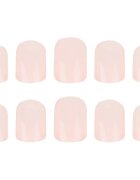 Nail HQ Square umělé nehty odstín Baby Pink 24 ks