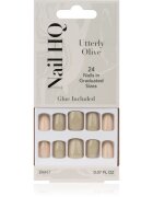 Nail HQ Square umělé nehty Utterly Olive 24 ks