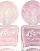 Nails Inc. 45 Second Speedy Gloss lak na nehty DUO BALENÍ odstín Main Character Moment 2x14 ml