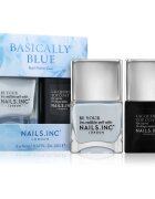 Nails Inc. Basically Blue sada laků na nehty