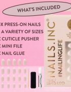 Nails Inc. #NailingLife Press-On Nails umělé nehty odstín So Selena Nude Ombré Effect 33 ks