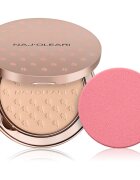 Naj Oleari Silk feel Wet & dry Powder Foundation make-up v houbičce pro ženy 02 Peach 9.5 g