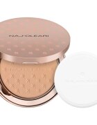 Naj Oleari Skin Caress Pressed Powder kompaktní pudr s matujícím efektem odstín 01 Warm Beige 9.5 g