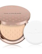 Naj Oleari Skin Caress Pressed Powder kompaktní pudr s matujícím efektem pro ženy 02 Peach Pink 9.5 g
