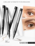 Nanobrow Microblading Pen precizní voděodolná linka na obočí odstín Dark Brown 1 ml