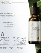 Nanoil Aloe & White Tea pleťové sérum s aloe vera a bílým čajem 50 ml