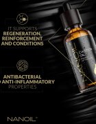 Nanoil Castor Oil ricinový olej na obličej tělo a vlasy 50 ml