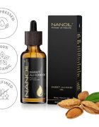 Nanoil Sweet Almond Oil mandlový olej na obličej tělo a vlasy 50 ml