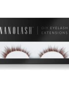 Nanolash DIY Eyelash Extensions sada na domácí prodloužení řas Divine BROWN 36 ks