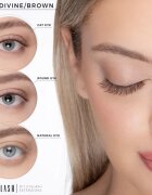 Nanolash DIY Eyelash Extensions sada na domácí prodloužení řas Divine BROWN 36 ks