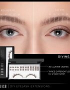 Nanolash DIY Eyelash Extensions sada na domácí prodloužení řas Divine BROWN 36 ks