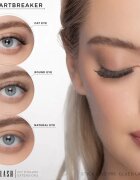 Nanolash DIY Eyelash Extensions sada na domácí prodloužení řas Heartbreaker 36 ks