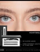 Nanolash DIY Eyelash Extensions sada na domácí prodloužení řas Heartbreaker 36 ks