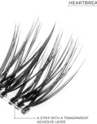 Nanolash DIY Eyelash Extensions sada na domácí prodloužení řas Heartbreaker 36 ks