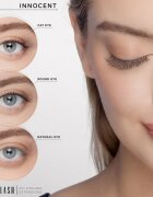 Nanolash DIY Eyelash Extensions trsové nalepovací řasy bez uzlíku Innocent 36 ks