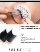 Nanolash Volume Lashes umělé řasy 0.05 D 6-13mm 1 ks