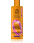 Natura Siberica Oblepikha Siberica Curl Control kondicionér pro uhlazení nepoddajných a krepatých vlasů pro kudrnaté vlasy 400 ml