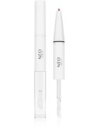 NEO MAKE UP Intense Serum 2in1 Lipliner & Lipgloss konturovací tužka a lesk na rty odstín 03 Rosy Pearl 1 ks